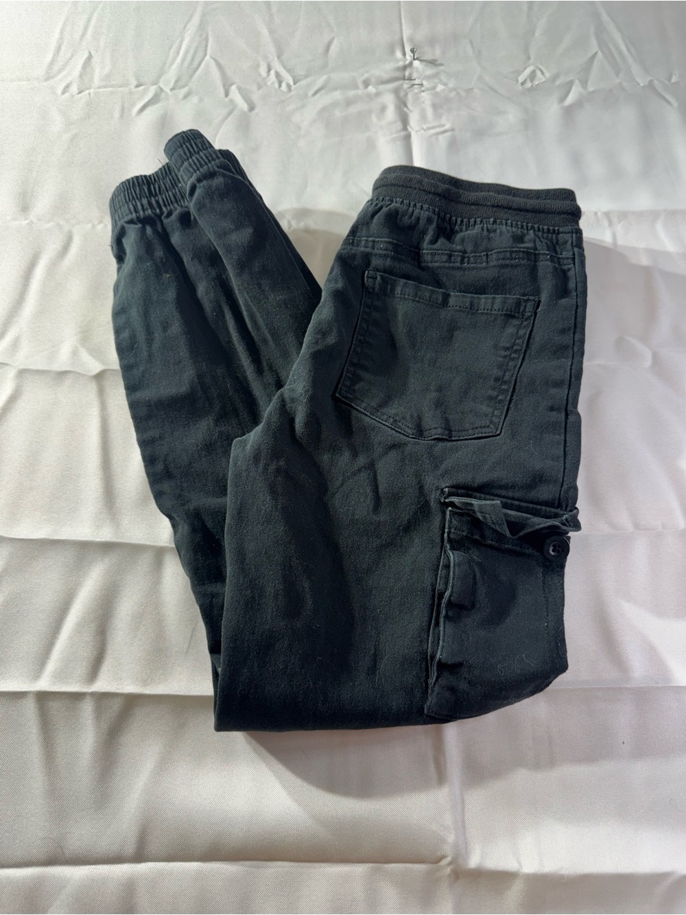 Quad Seven Kids 12 Black Jogger Jeans with Pocket Detail
